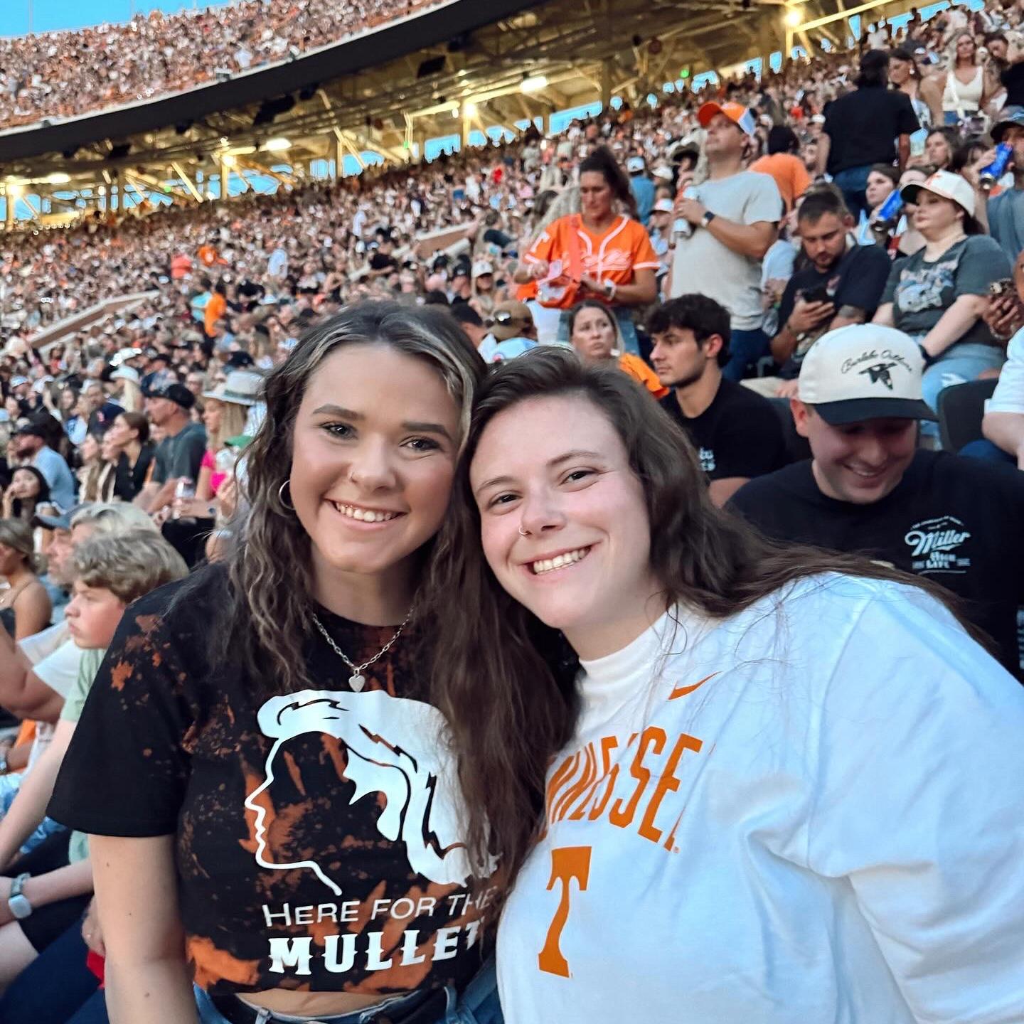 September 2024: Second Morgan Wallen concert together. Country music and full hearts!