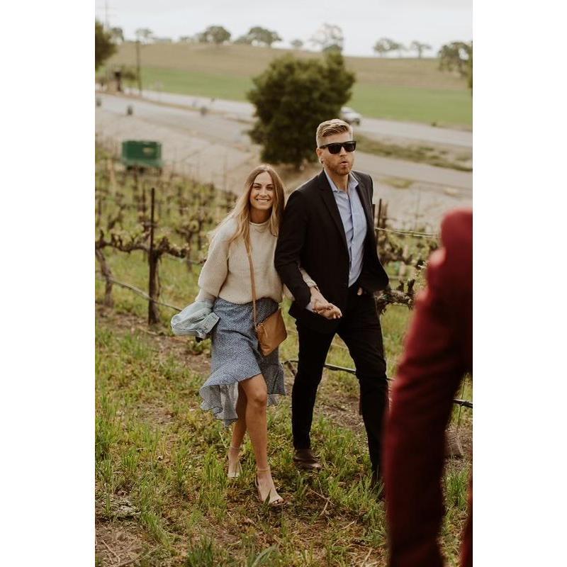 4/29/21 - This is the winery in Templeton, CA where they sipped some sauv blanc....and the day before Ricky asked Meg's dad, Mike, for permission to marry his daughter :)