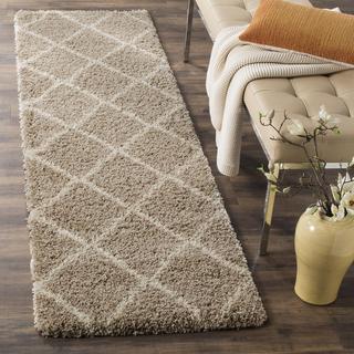 Hudson Diamond Shag Runner