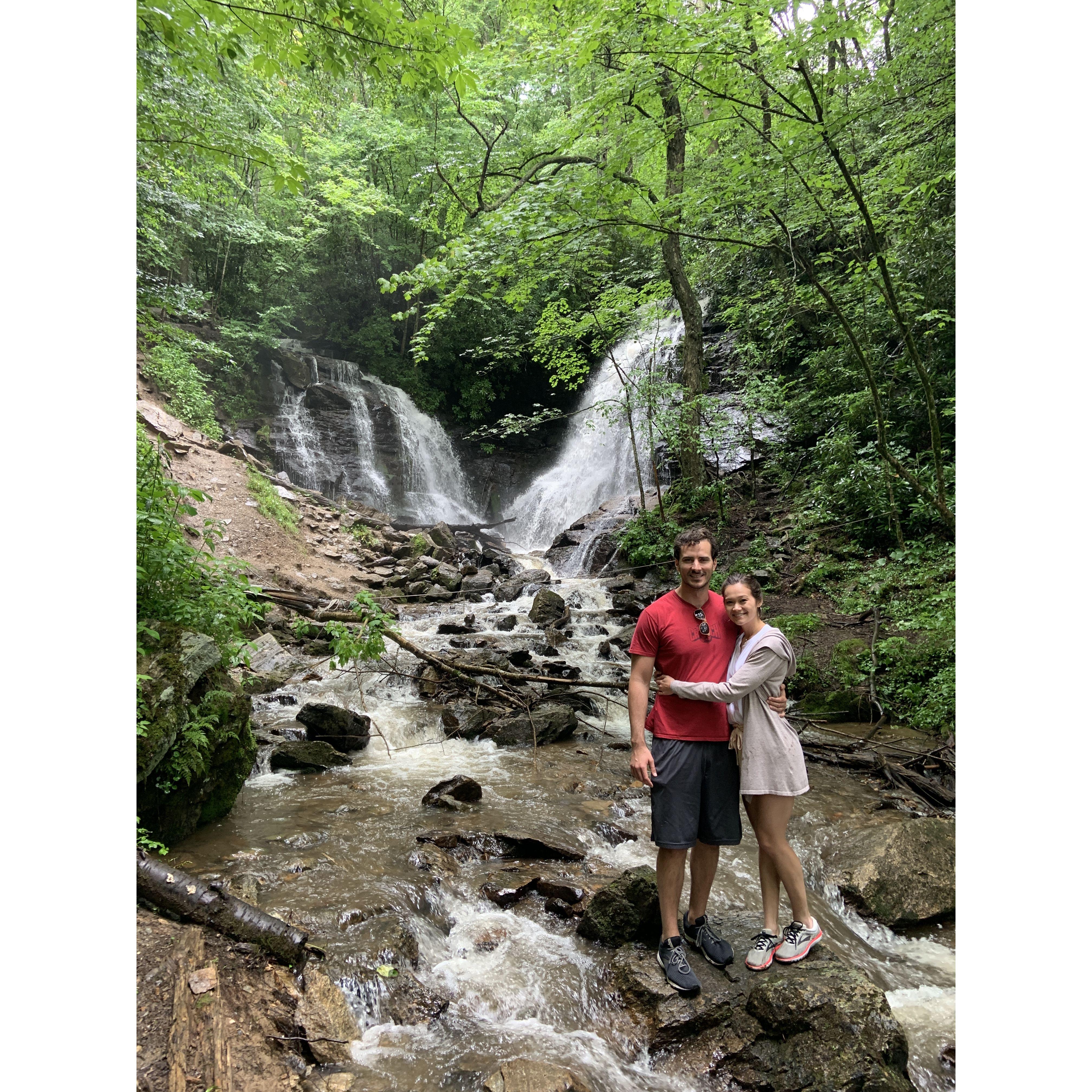 Our first trip to visit Garrett's mom in the mountains of NC!