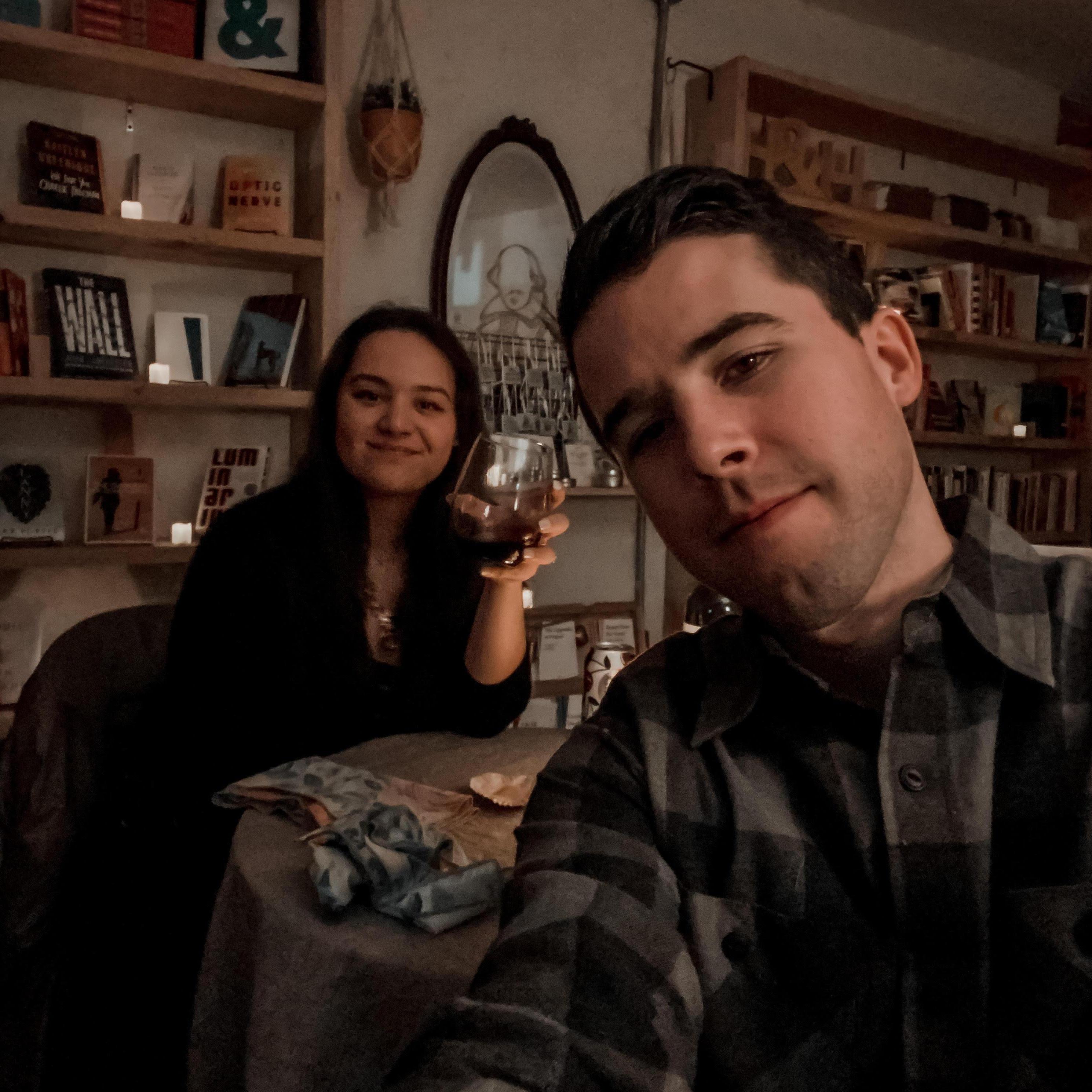 Date night at the bookstore in Philadelphia, 2021.