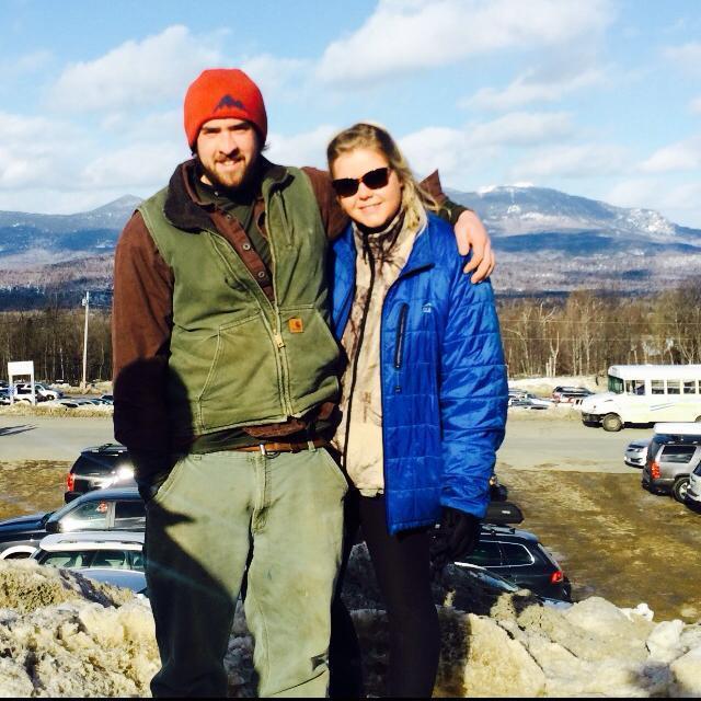 Elise's first time "up to camp" in Sugarloaf!