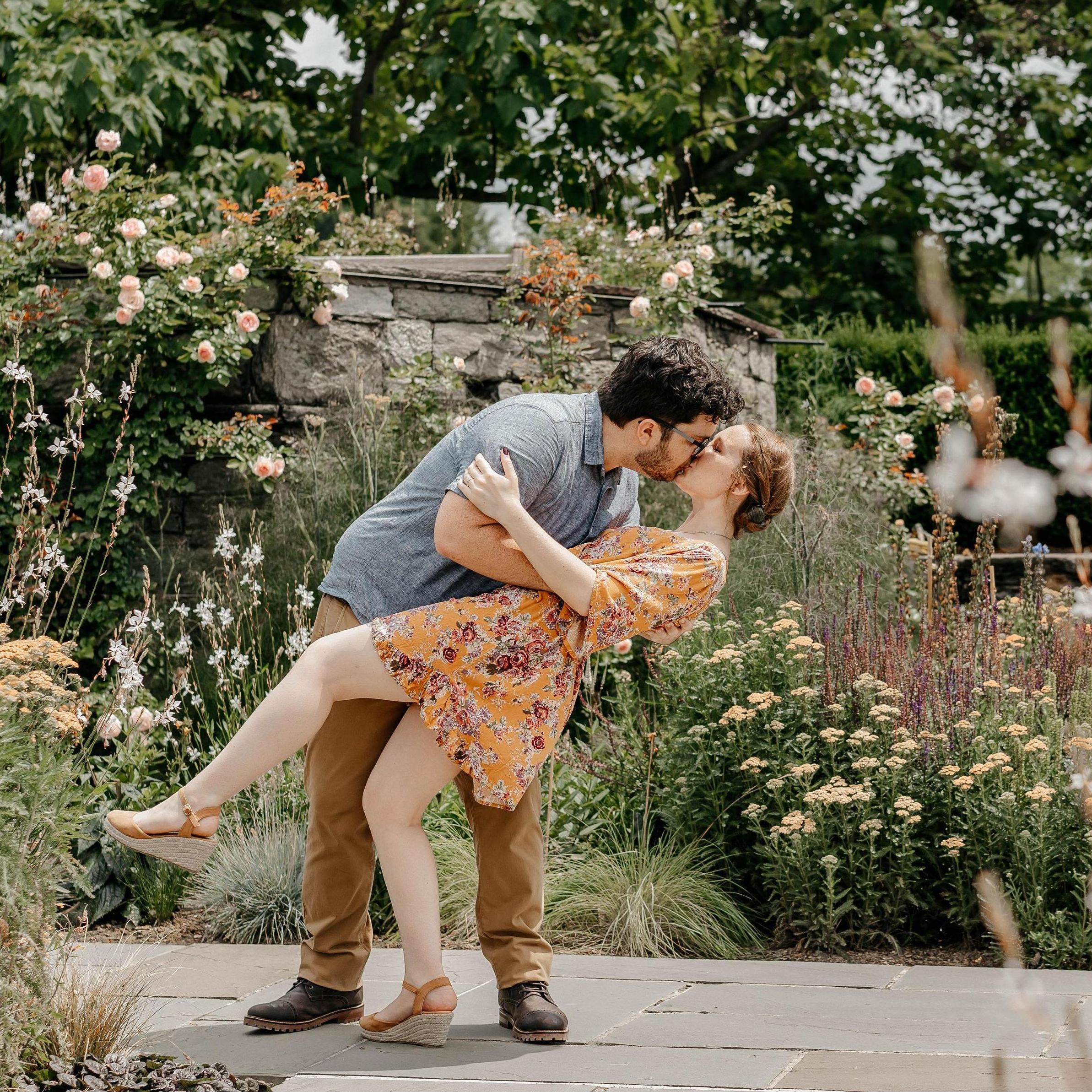 We had our dreamy engagement pictures done at Longwood Gardens.