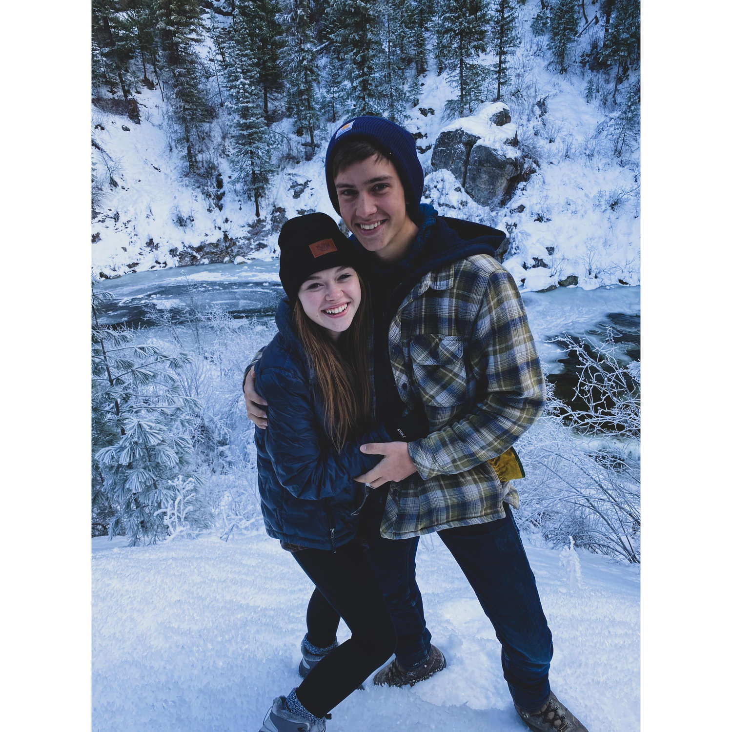 the first Christmas tree hunting experience with the Welburns