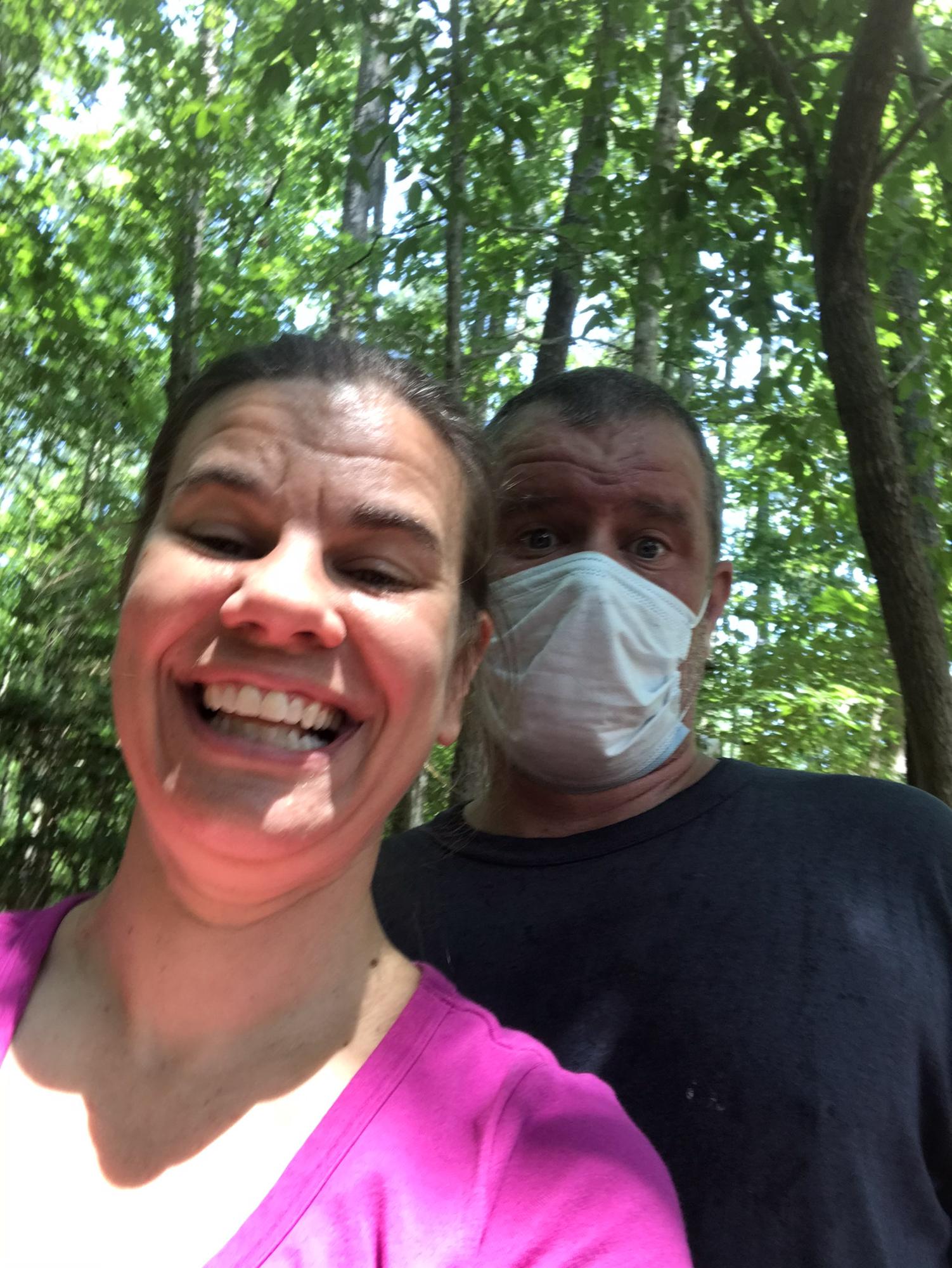 We made it through the Ropes Course - VA Sept 2020