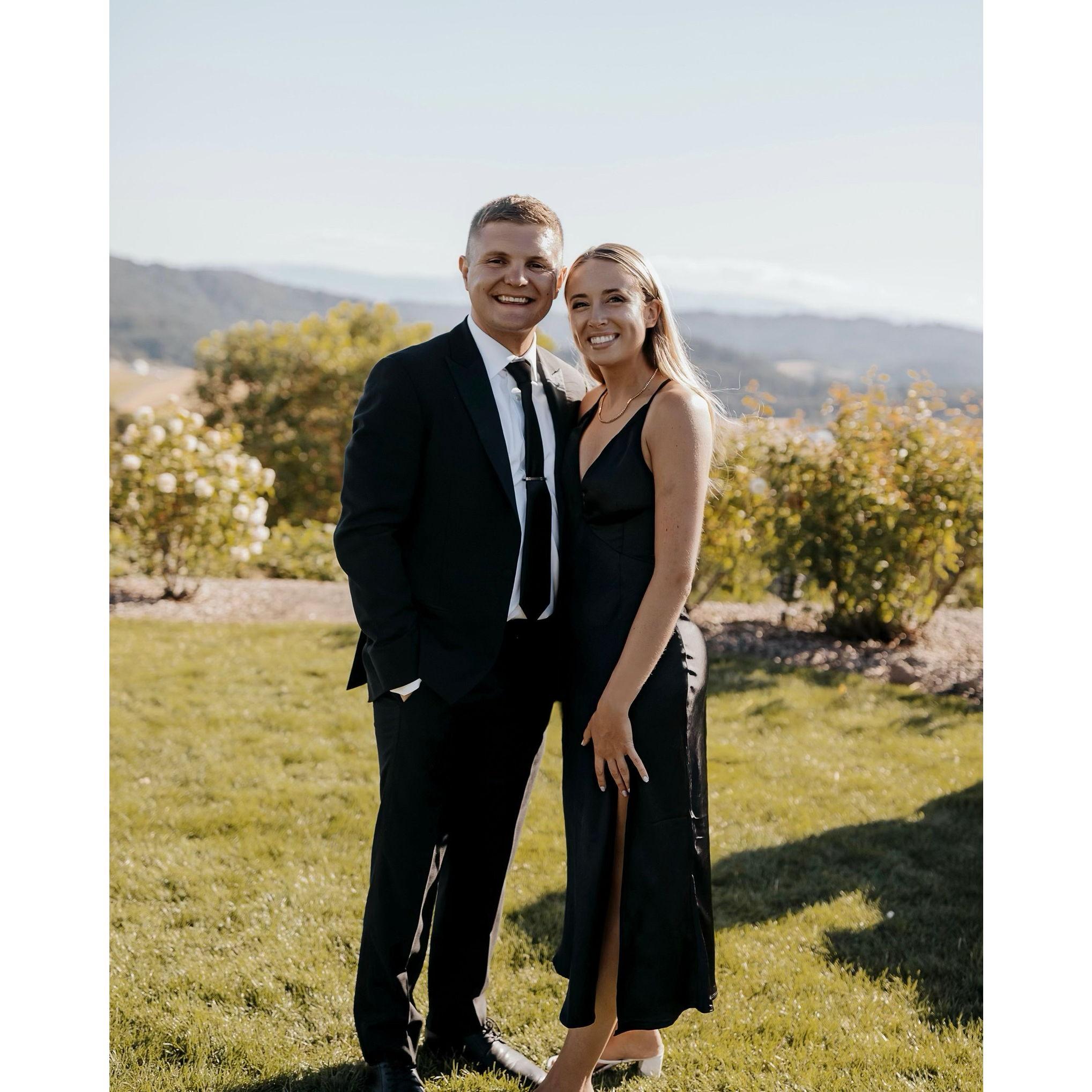 Sharing lots of memories watching our friends get married.