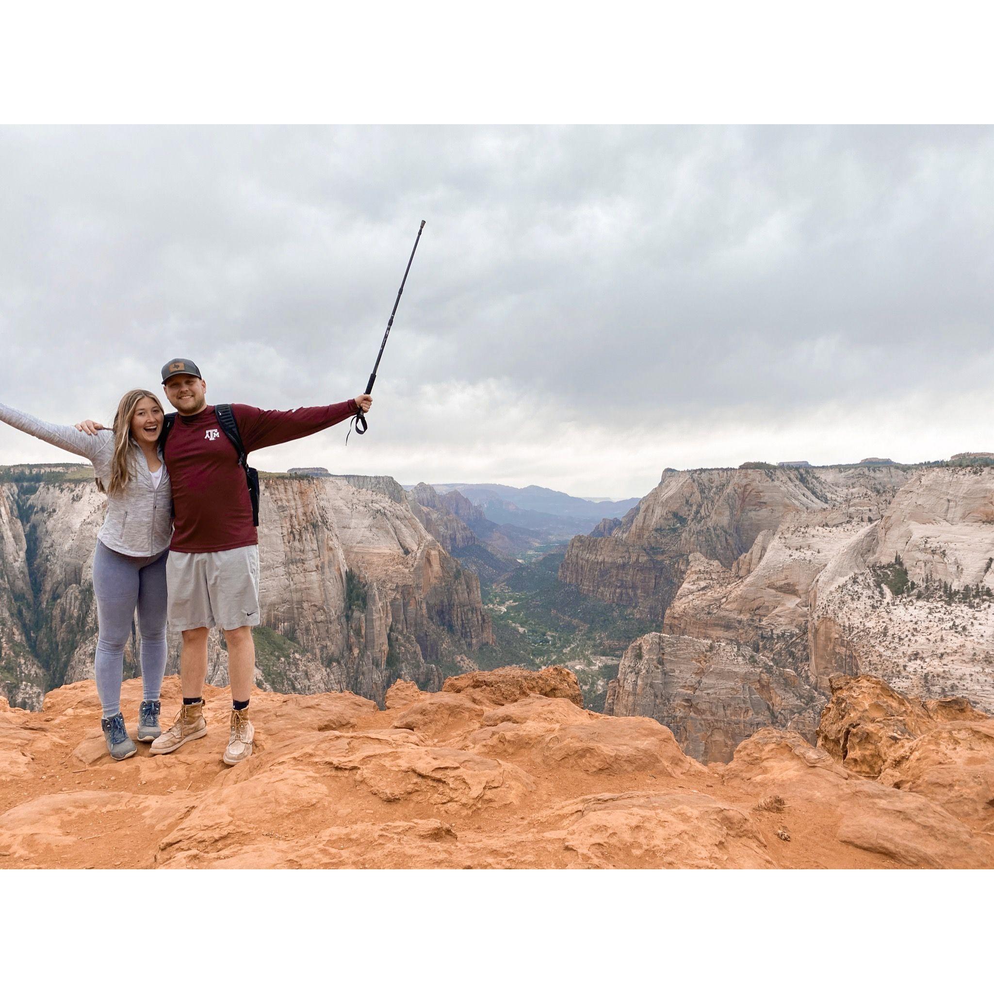 our first national park trip together - Zion!