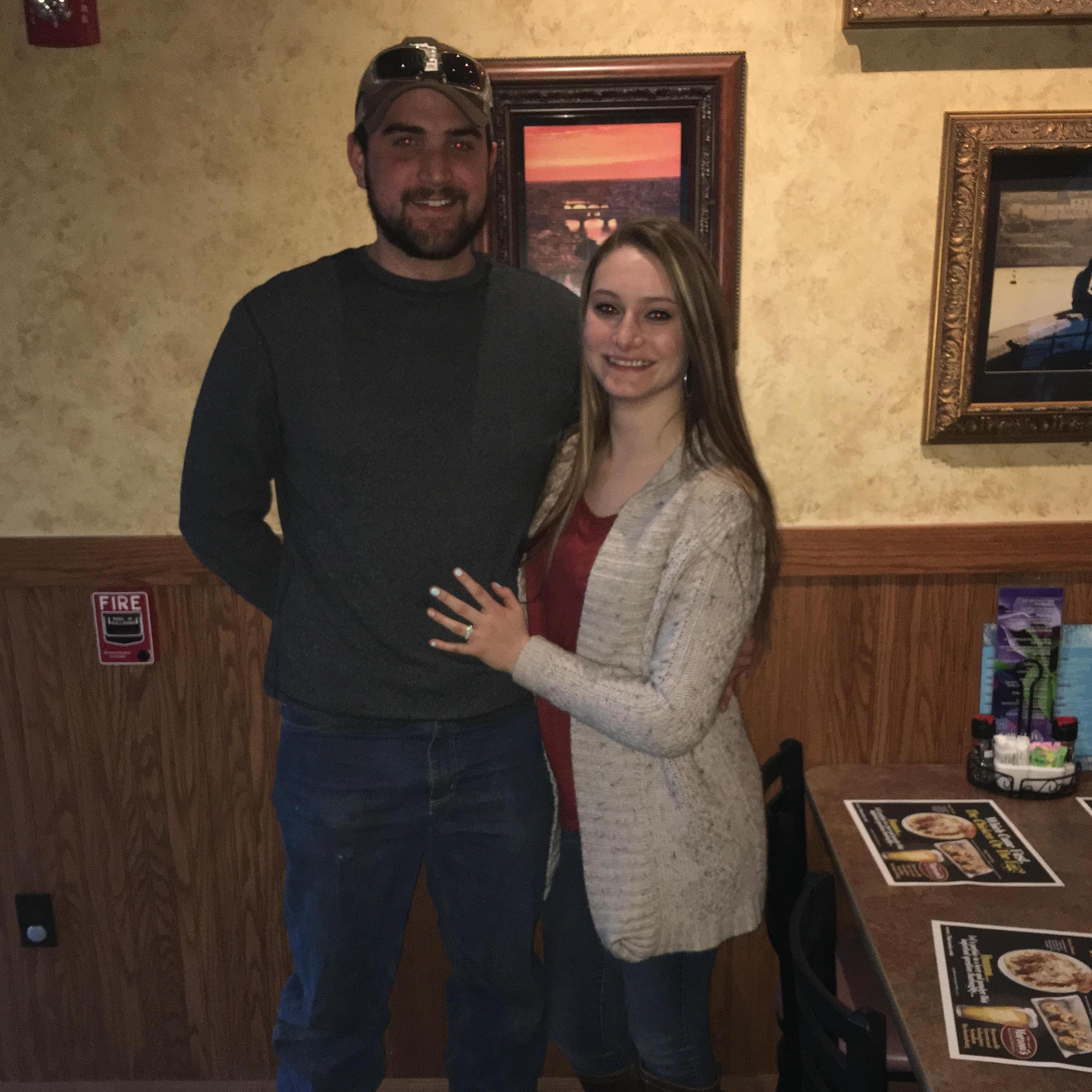 The night we got engaged