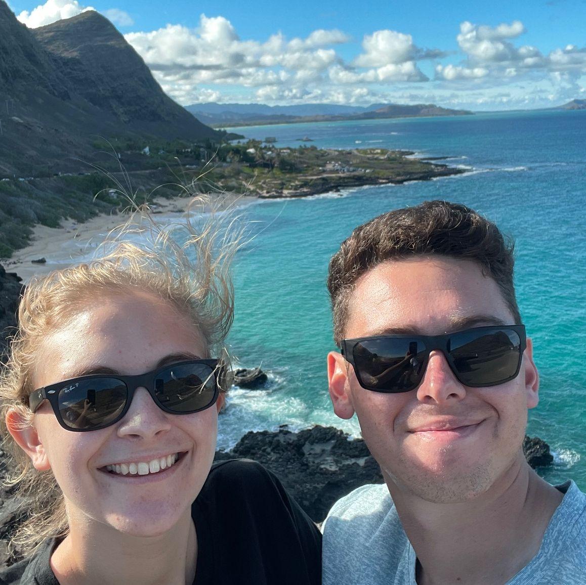 We met on Oahu in August of 2023 and went on many adventures and dates across the island!