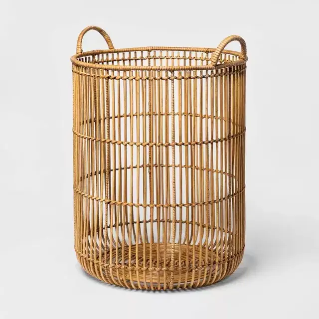 Round Rattan Decorative Baskets Natural - Project 62™