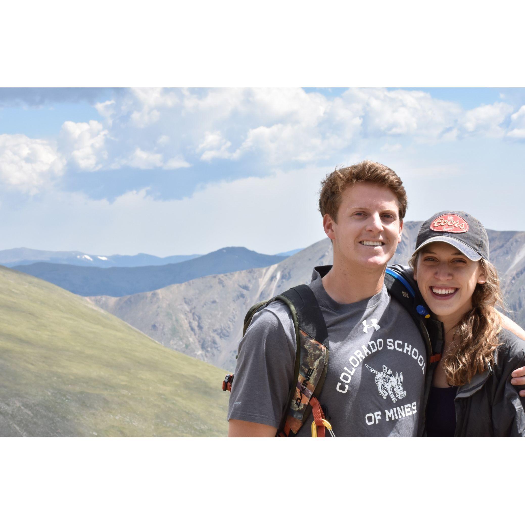 Hiking in Colorado.