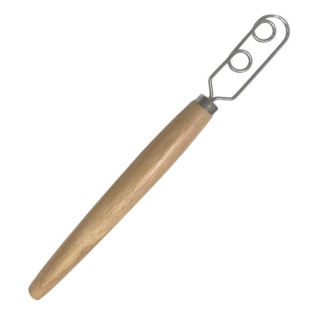 Sourdough Starter Stirring Hook and Dough Whisk | Improve the Mixing Standard Of Your Starter For Better Baking Results | Up Your Sourdough Starter Game | New England Sourdough Starter Co. (13 inches)
