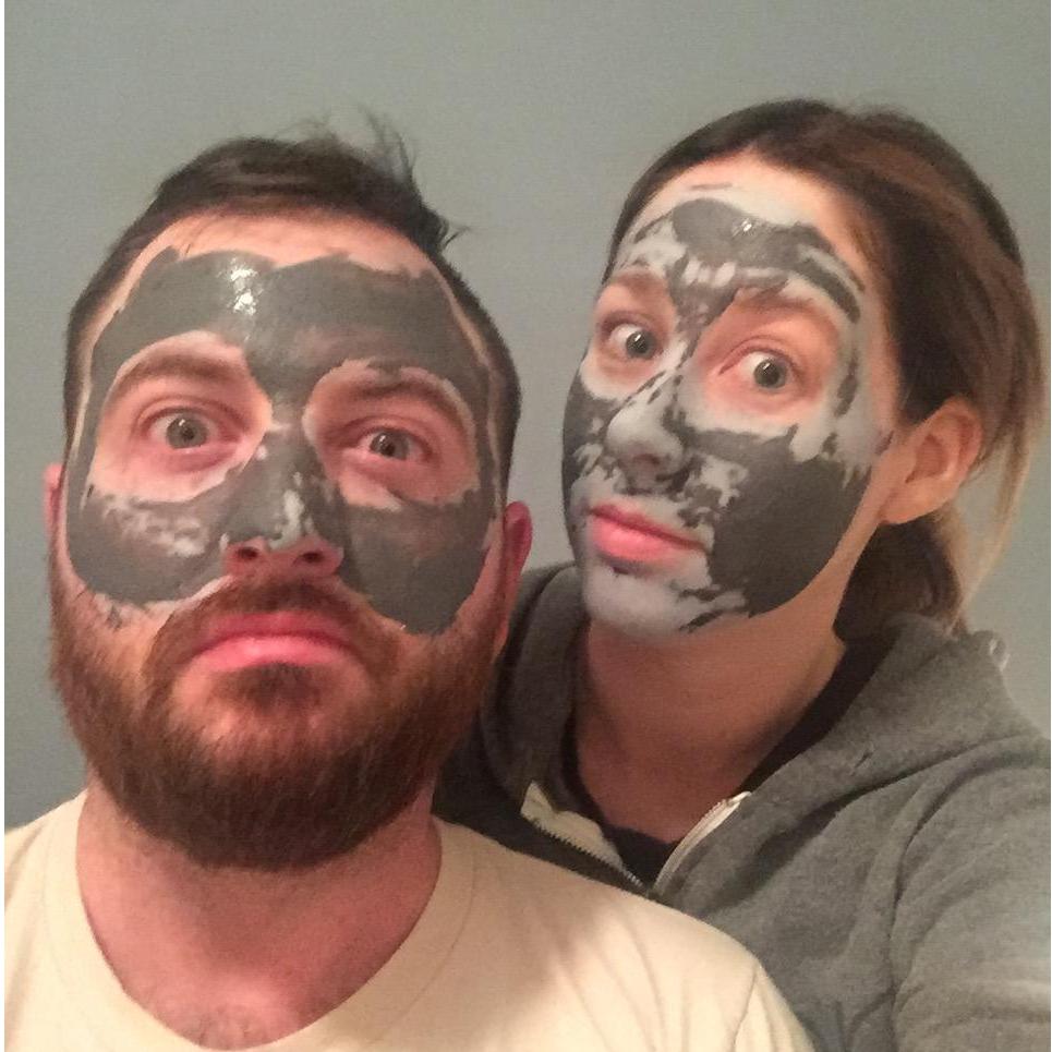 The couple who mud masks together, stays together