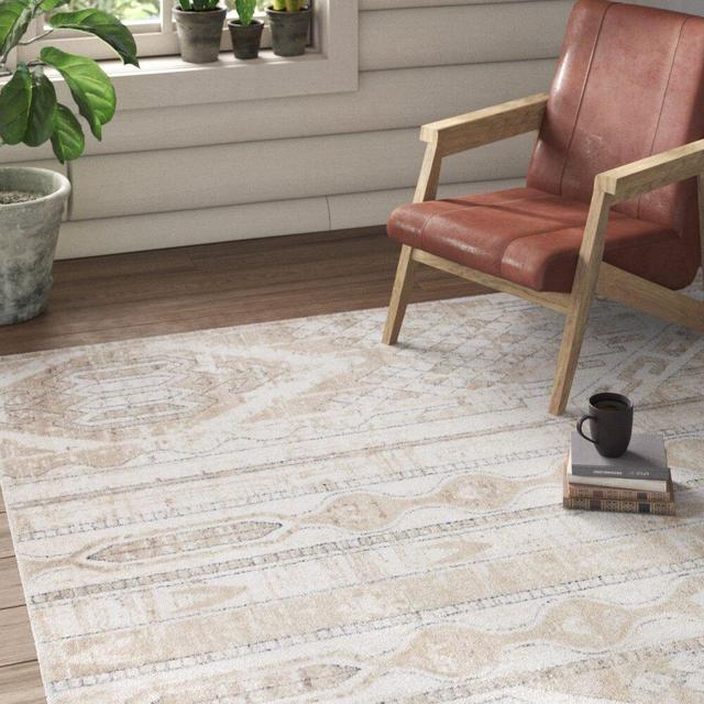 Sapienza Geometric Ivory Area Rug