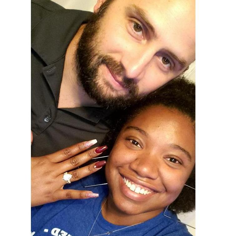 The day she said yes!