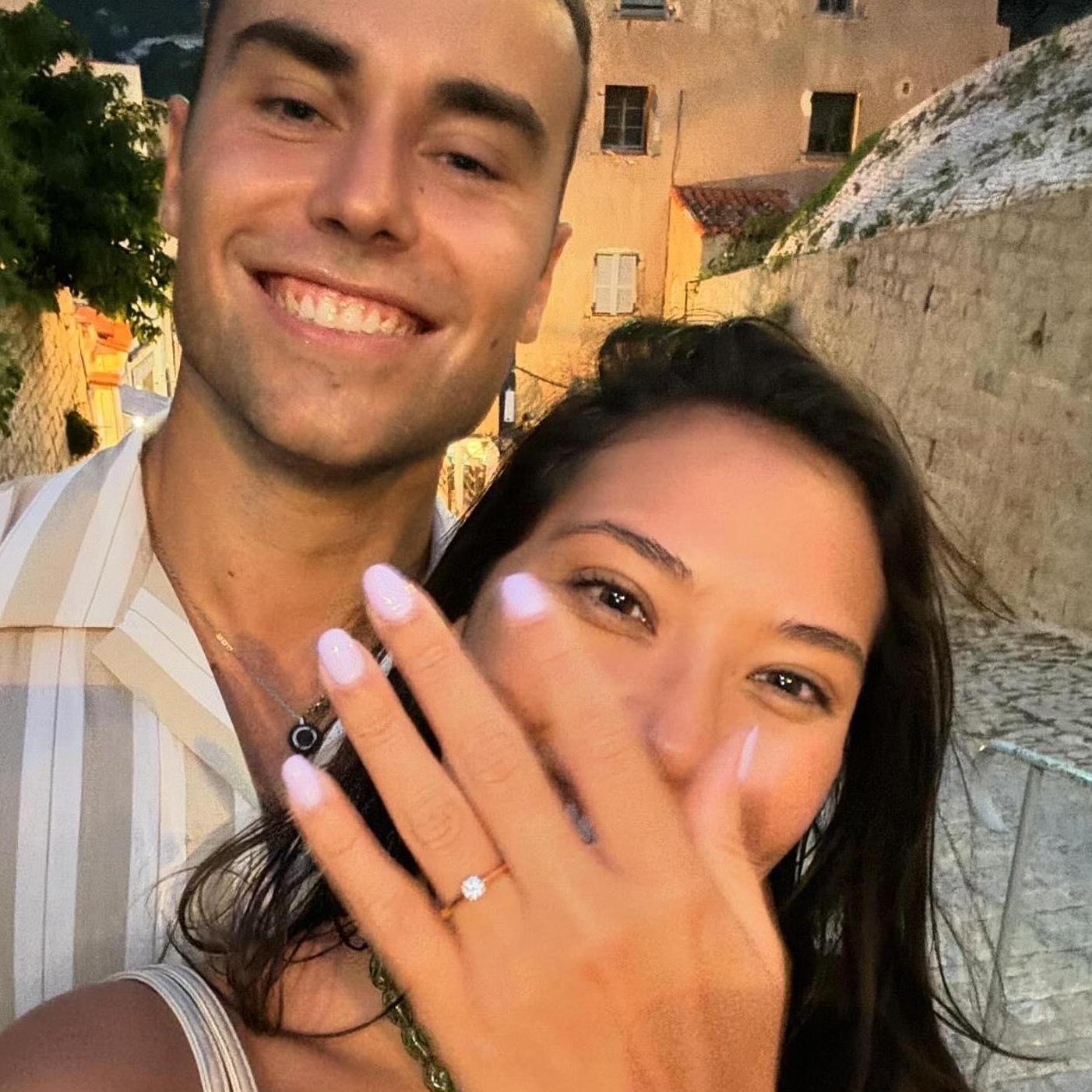 Day we got engaged, Bonifácio Corse