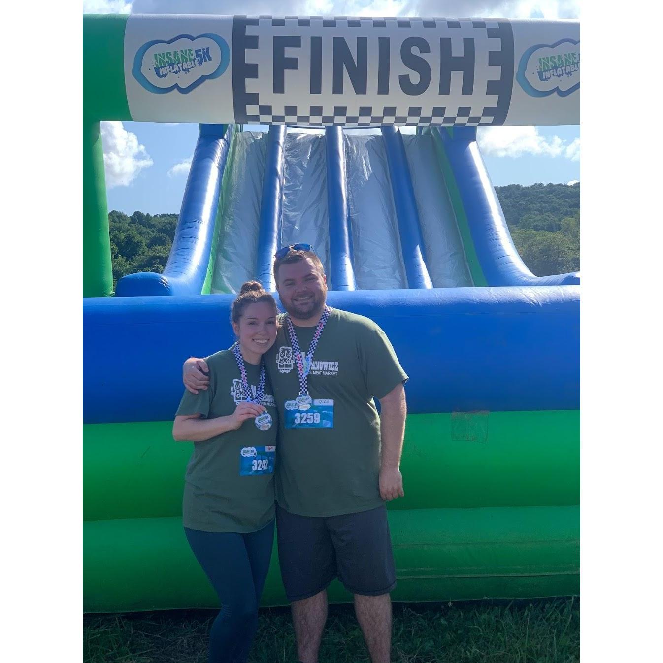 After running the "Michael Scott's Dunder Mifflin Scranton Meredith Palmer Memorial Celebrity Rabies Awareness Pro-Am Fun Run Race for the Cure" #findacure
