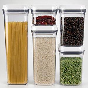 OXO Good Grips 5-Piece Airtight Food Storage POP Container Value Set