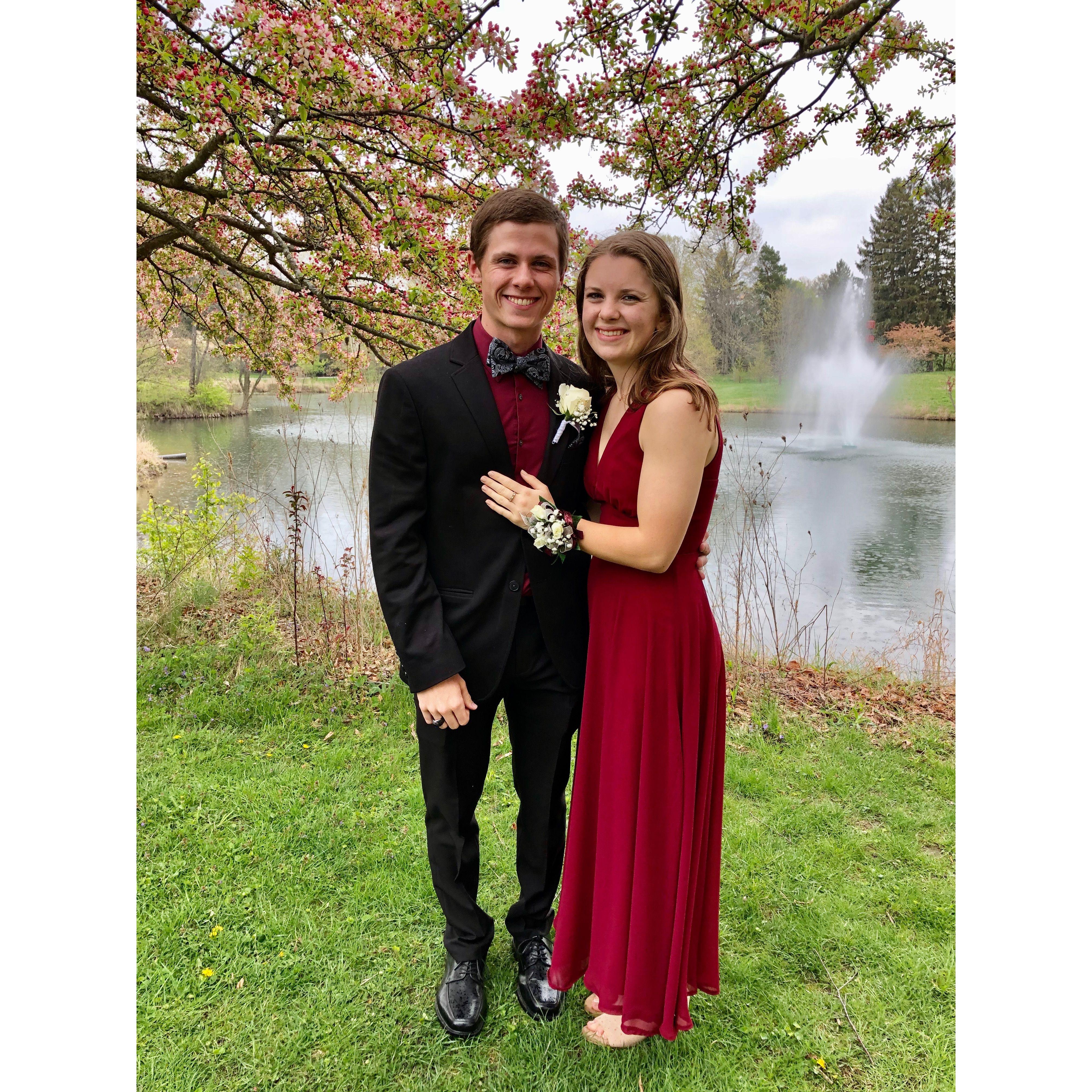 April 24, 2021 - Nadia and Mark's senior prom!