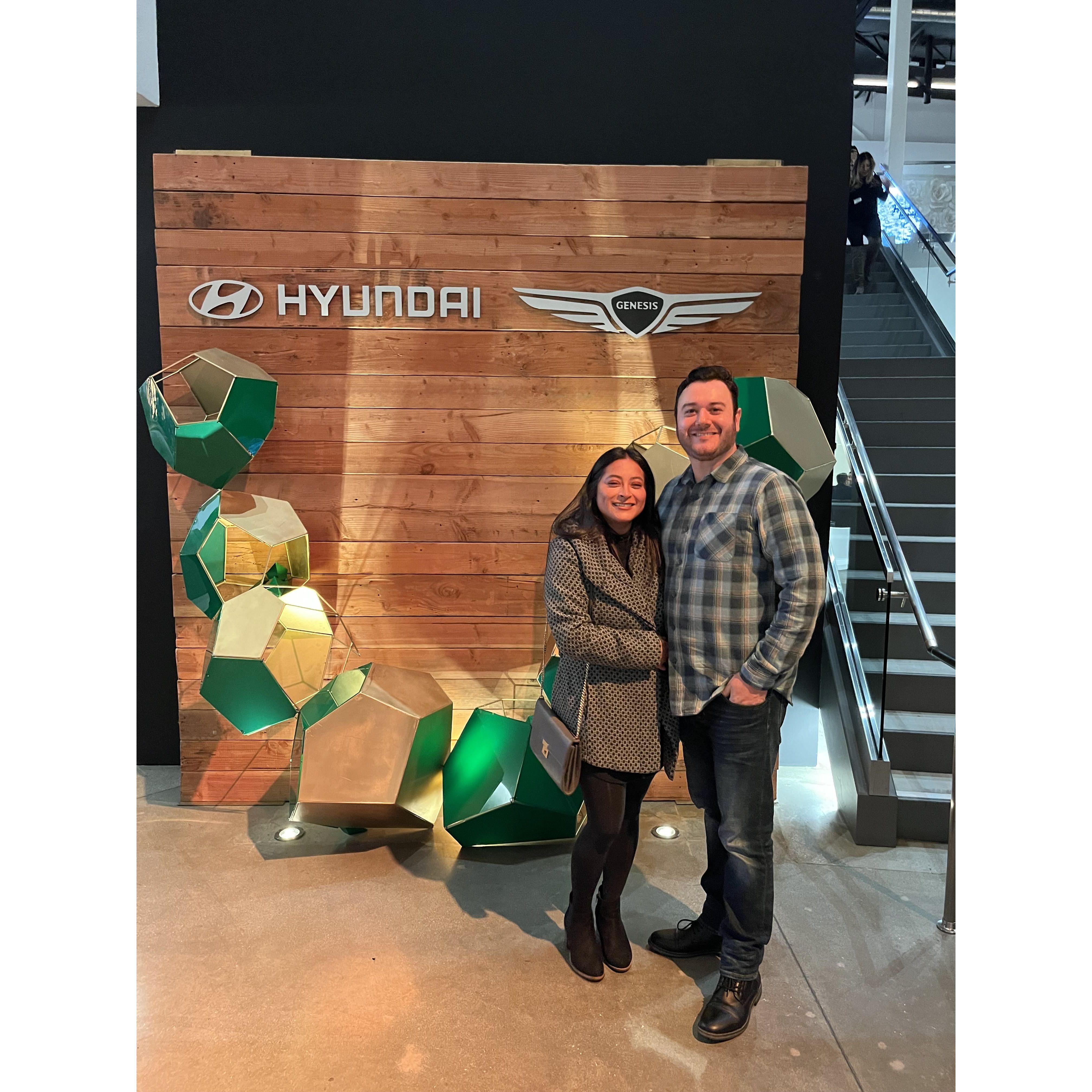 Our first Christmas event together