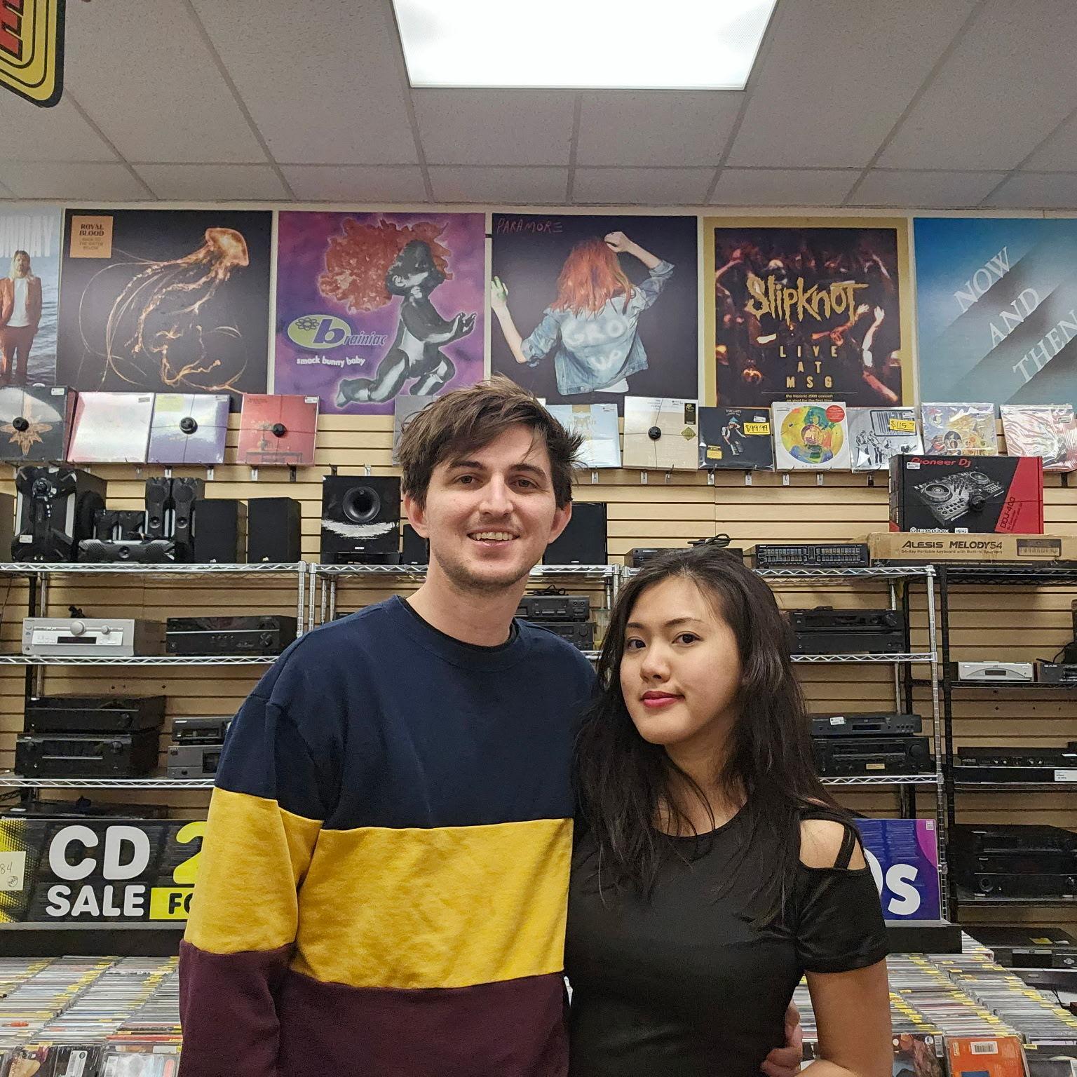 One of the many trips to record/music shops