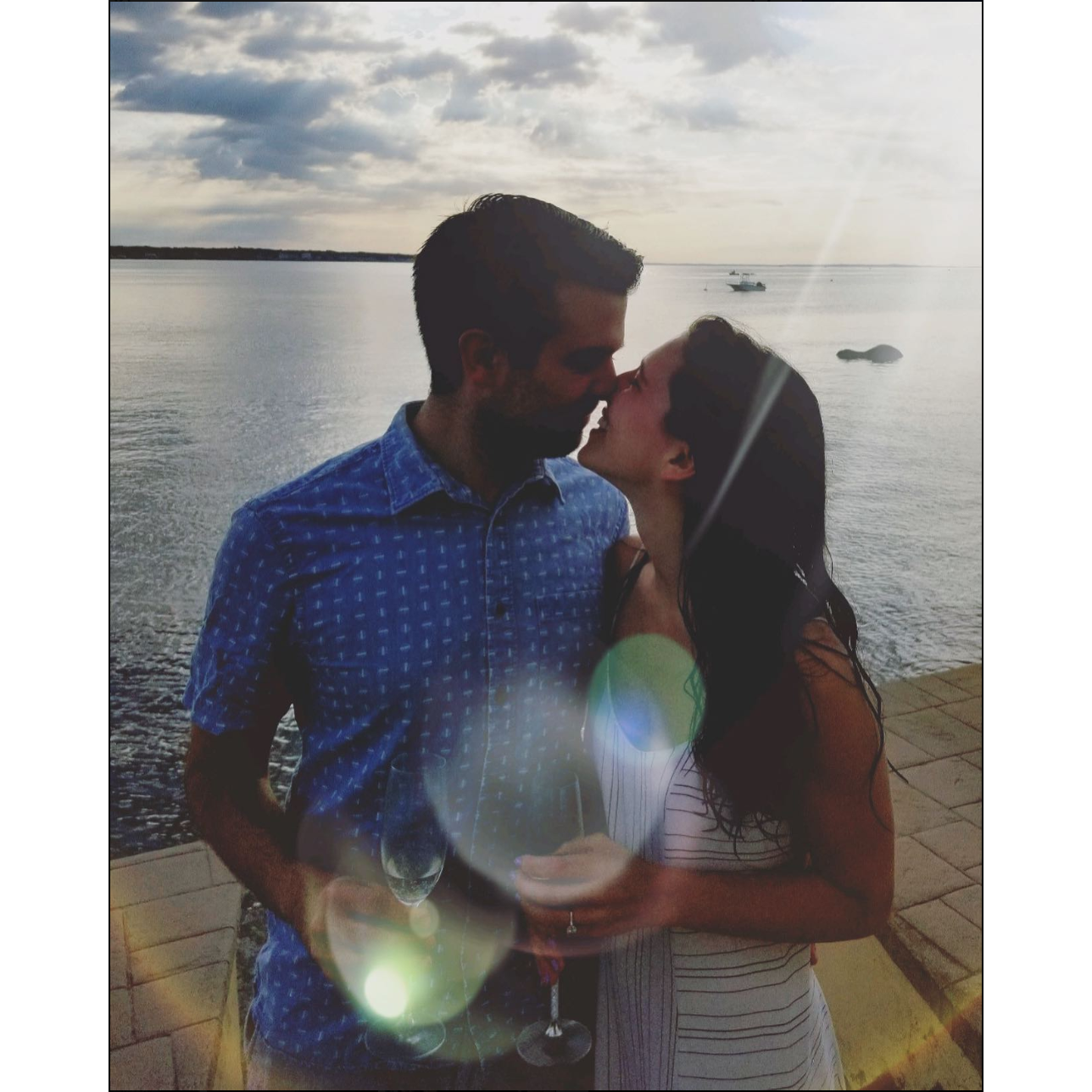 The day we got engaged! August 31st, 2019!