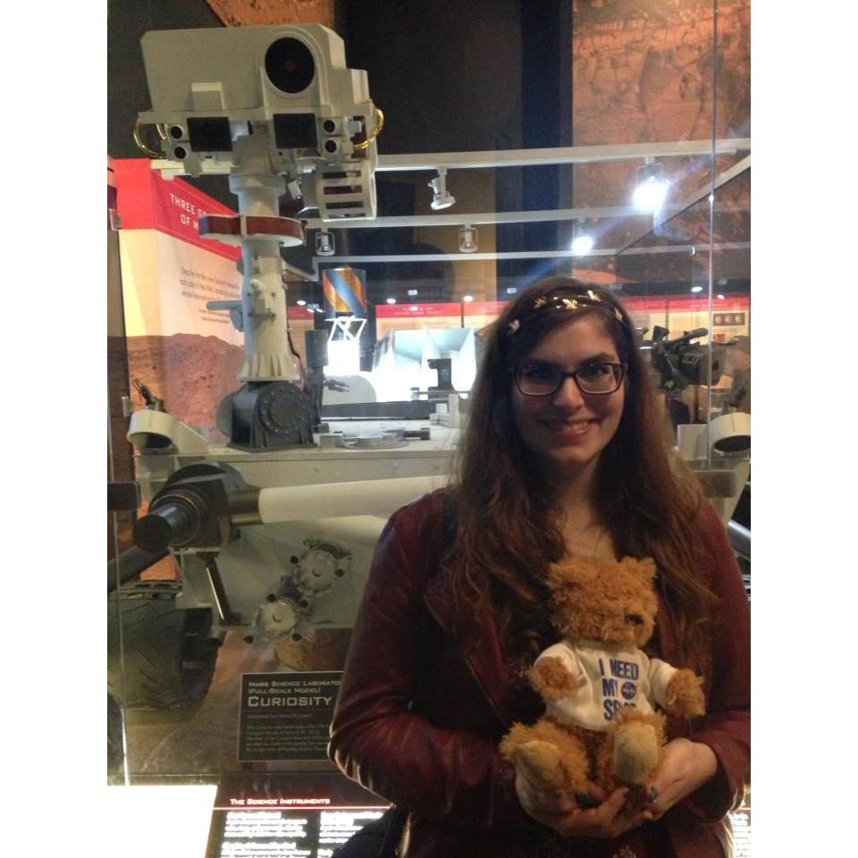 Air and Space was so busy the day of our first date, we went to the Portrait Gallery instead. We made it back for our second date and Phil gave me a NASA teddy bear, Gus.