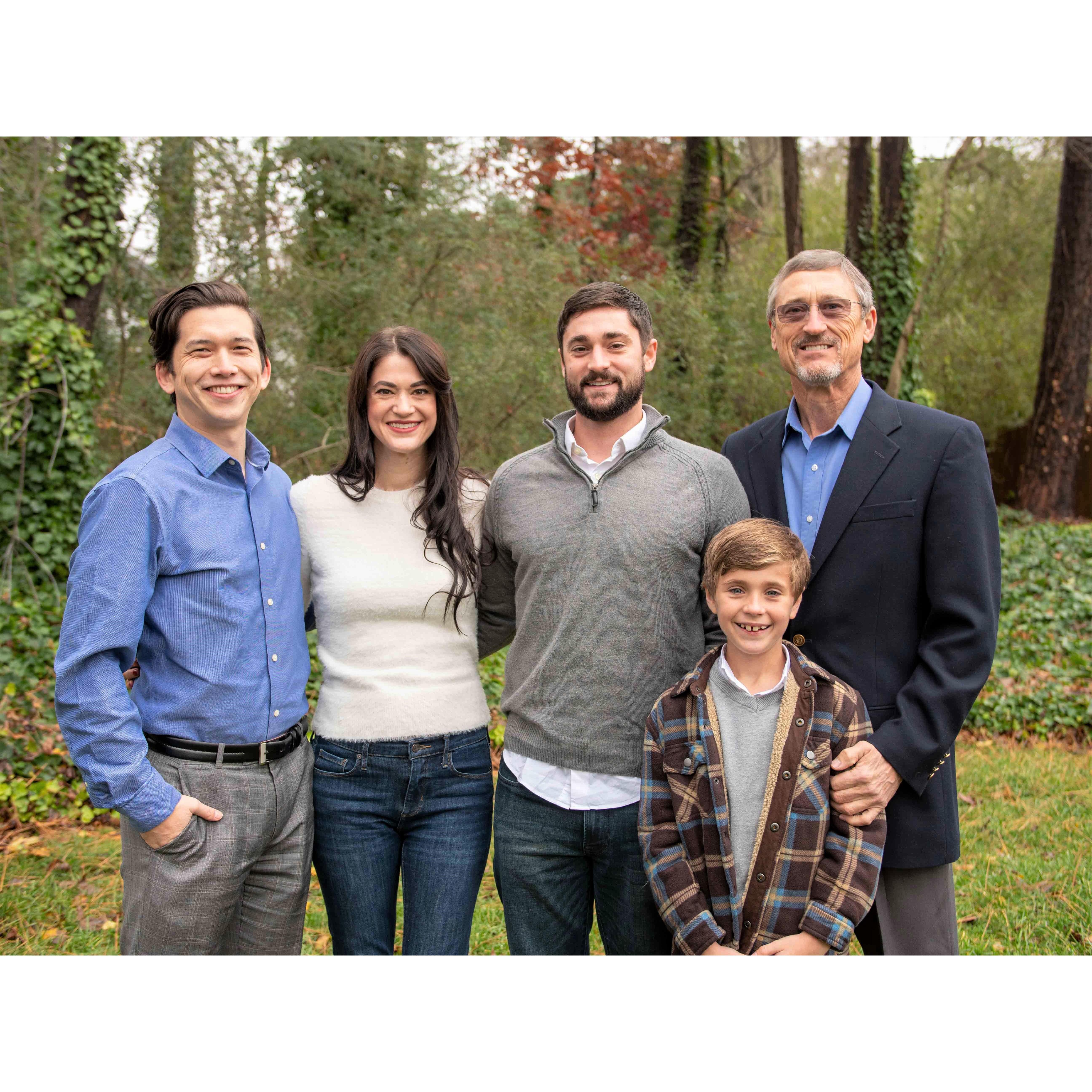 Page Family: Kai, Bethany, Ryan (brother), Marty (father), Aiden (nephew)