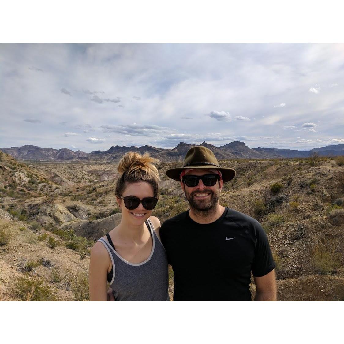 Hiking just outside Marfa, TX