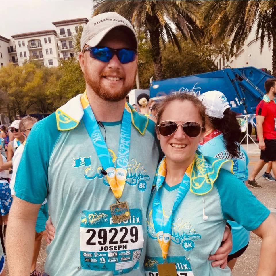 Kim's first 8k, thank you Joe for pushing her.