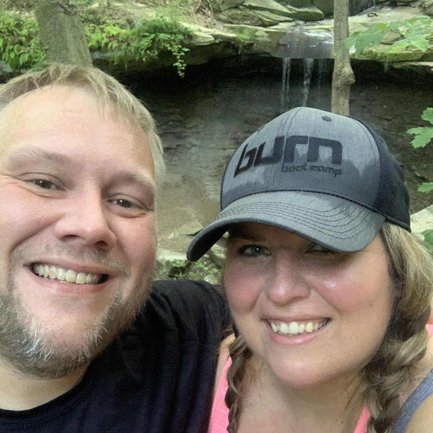 Our First Hike, It was suppose to be a small hike to the water fall, but it ended up being a 5 mile hike.