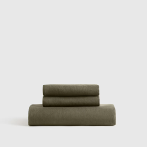 European Linen Fitted Sheet Set - Queen