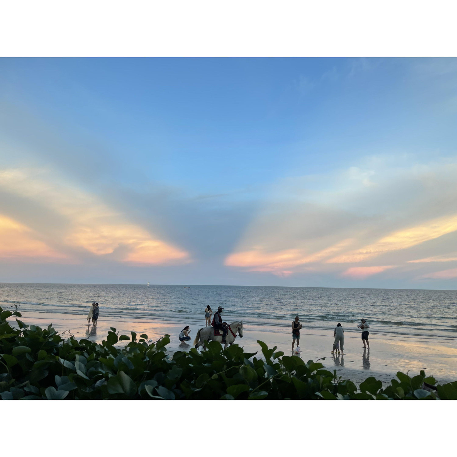 Beach in front of The Standard Resort Hua Hin