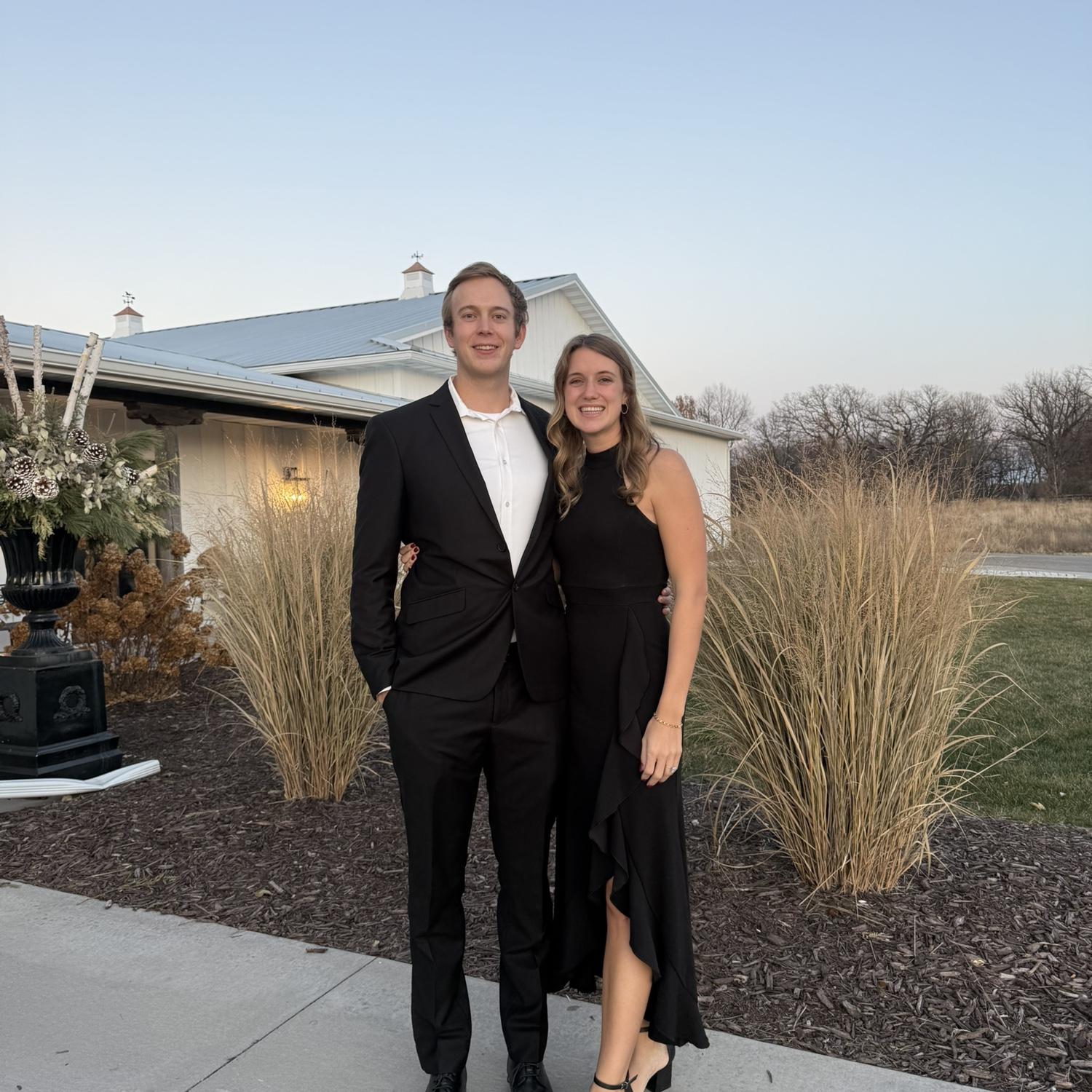 Last wedding before ours - Shout out to Taylor and Caleb!