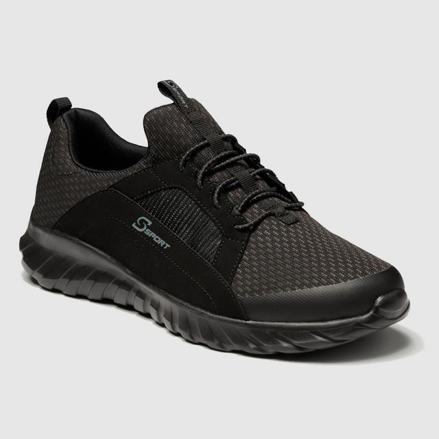 Men's S Sport By Skechers Brennen Performance Athletic Shoes - Black 8.5