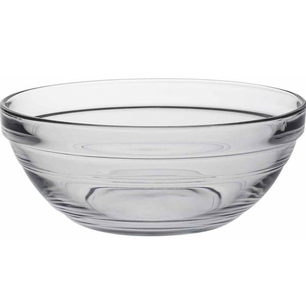 1 quart - Duralex Le Gigogne Stackable Clear Bowl, 1 Quart / 32 Ounces - Set of 6
