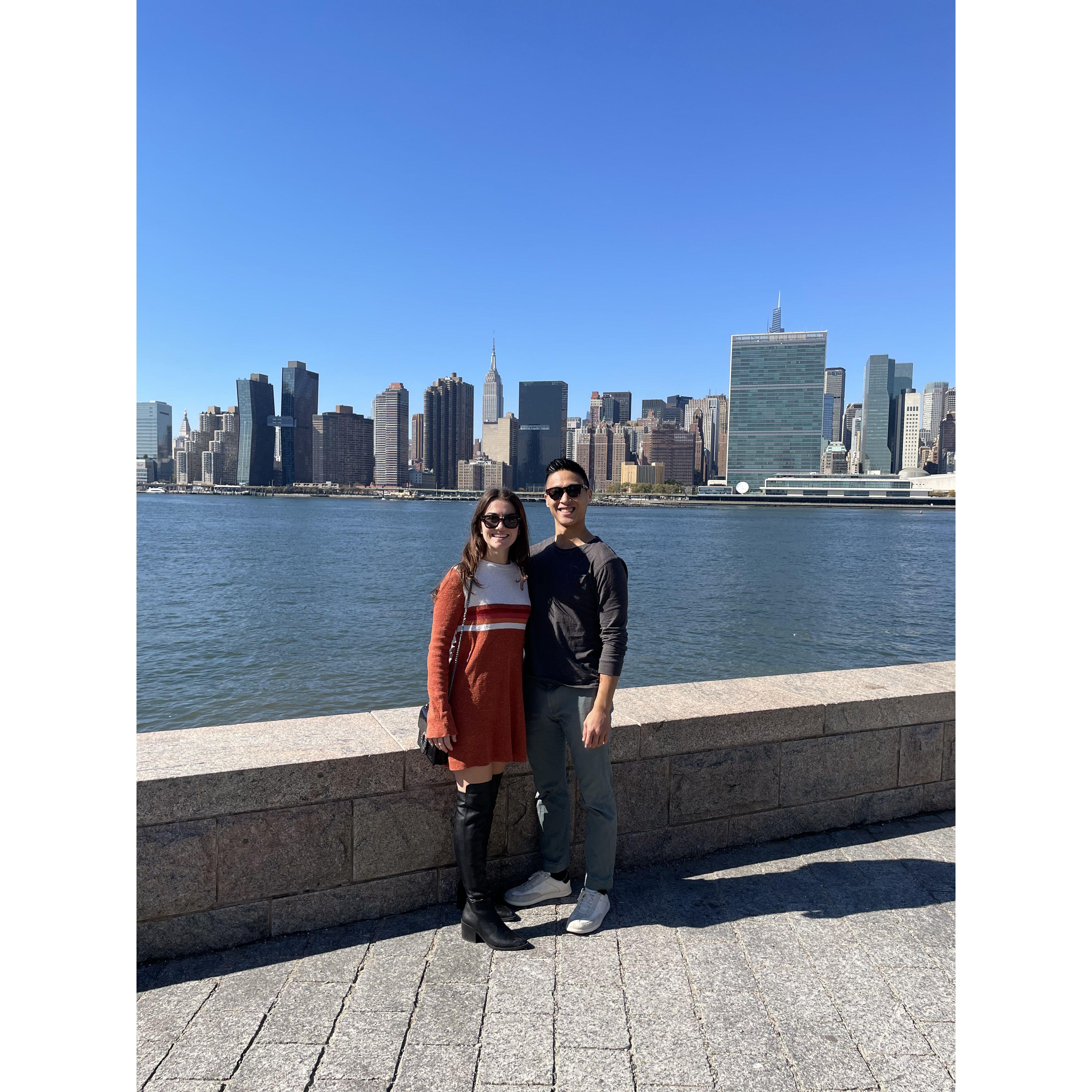 Lawrence visited Nicole during her training in NYC!