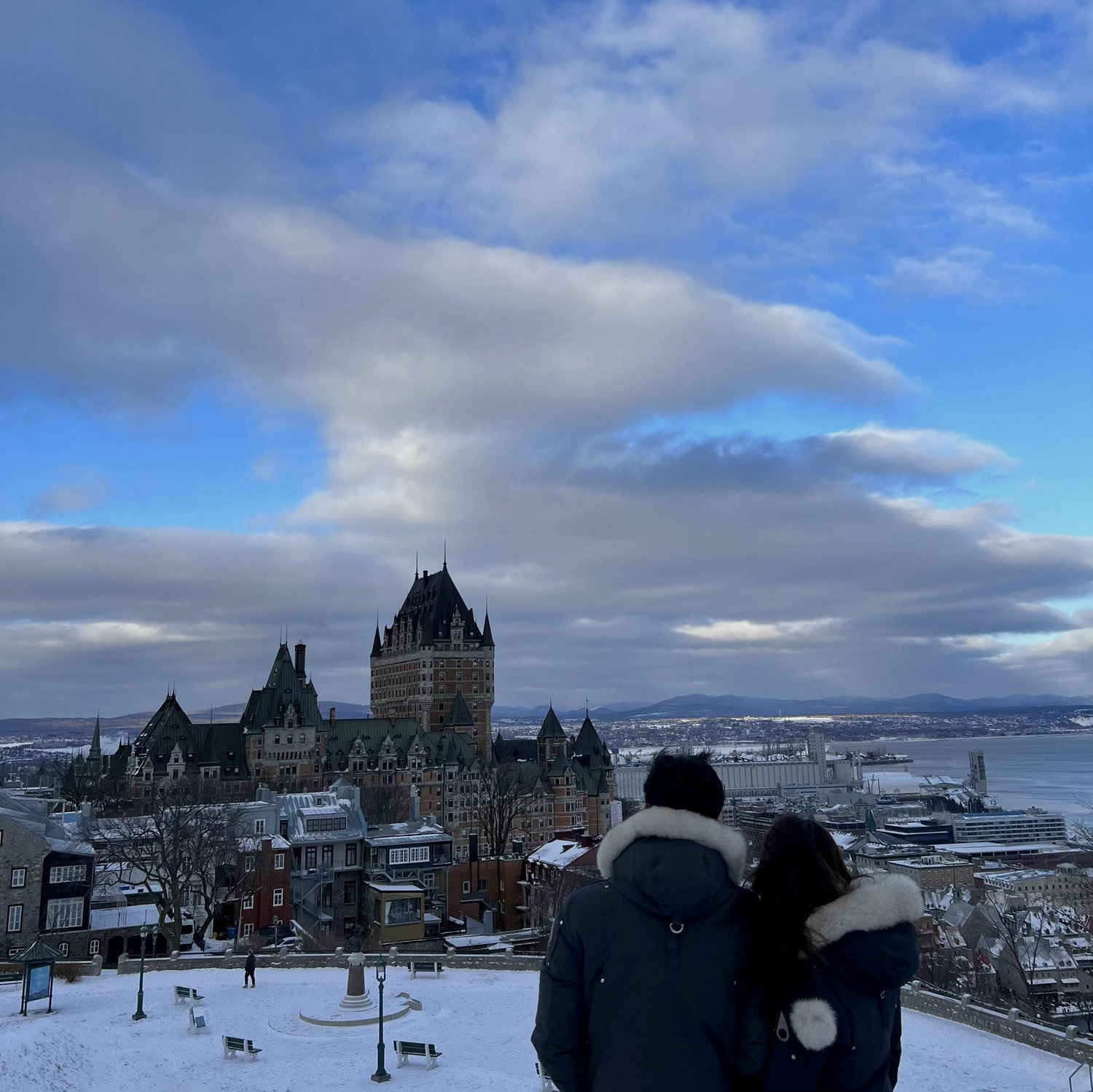 Quebec city trip together🥶🥵