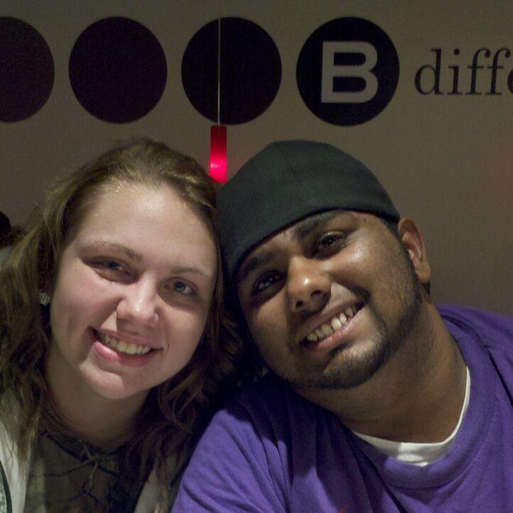The bride and grooms first picture together 5 years ago!
