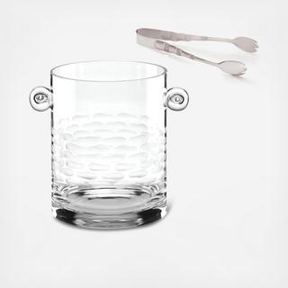 Truro Frosted Ice Bucket with Ice Tongs