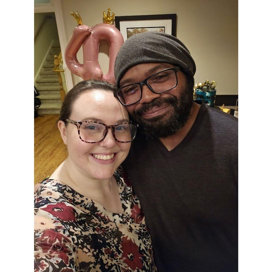 March 9, 2024 -- A massively successful surprise party for his 40th birthday. 🎉