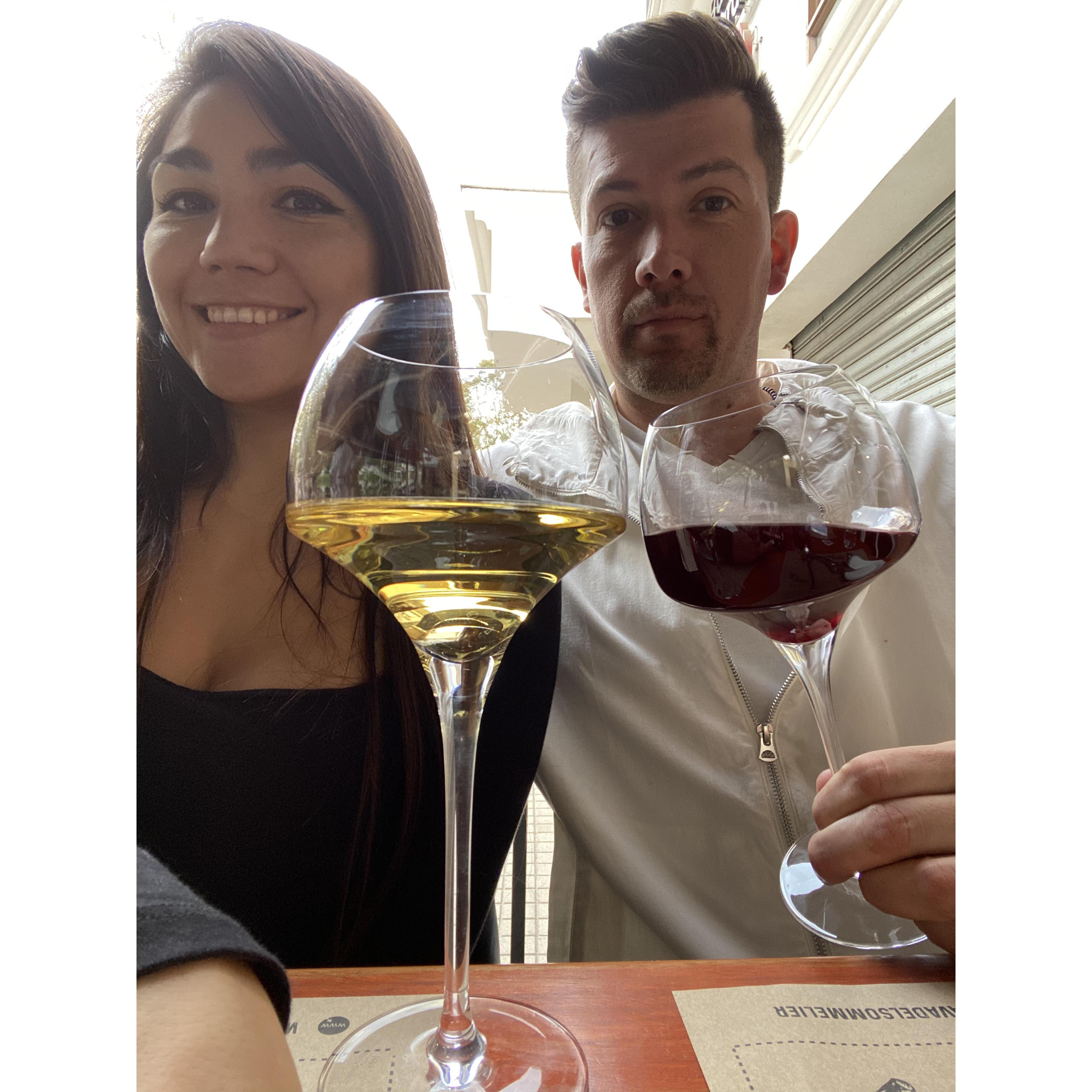 En  casa de nuestros queridísimos amigos "La Cava del Sommelier"
Santiago de Chile