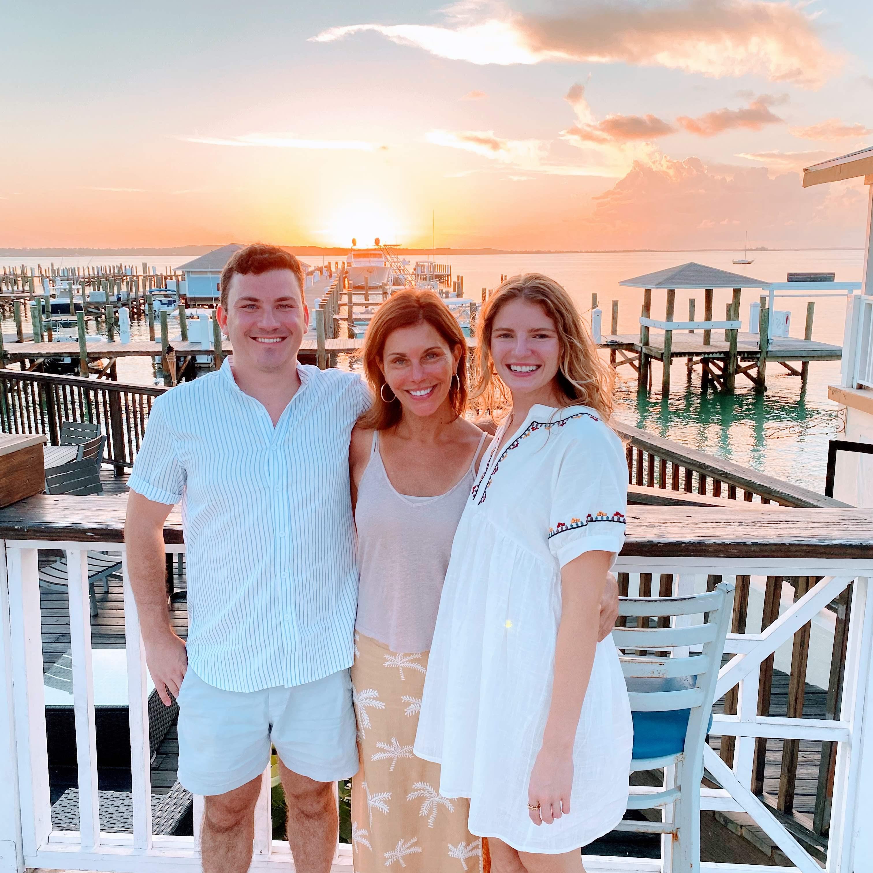 A special trip to Harbour Island to celebrate Marcie and Luke's birthdays