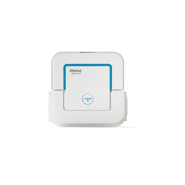 iRobot Braava jet 240 Superior Robot Mop - App enabled, Precision Jet Spray, vibrating cleaning head, wet and damp mopping, dry sweeping modes