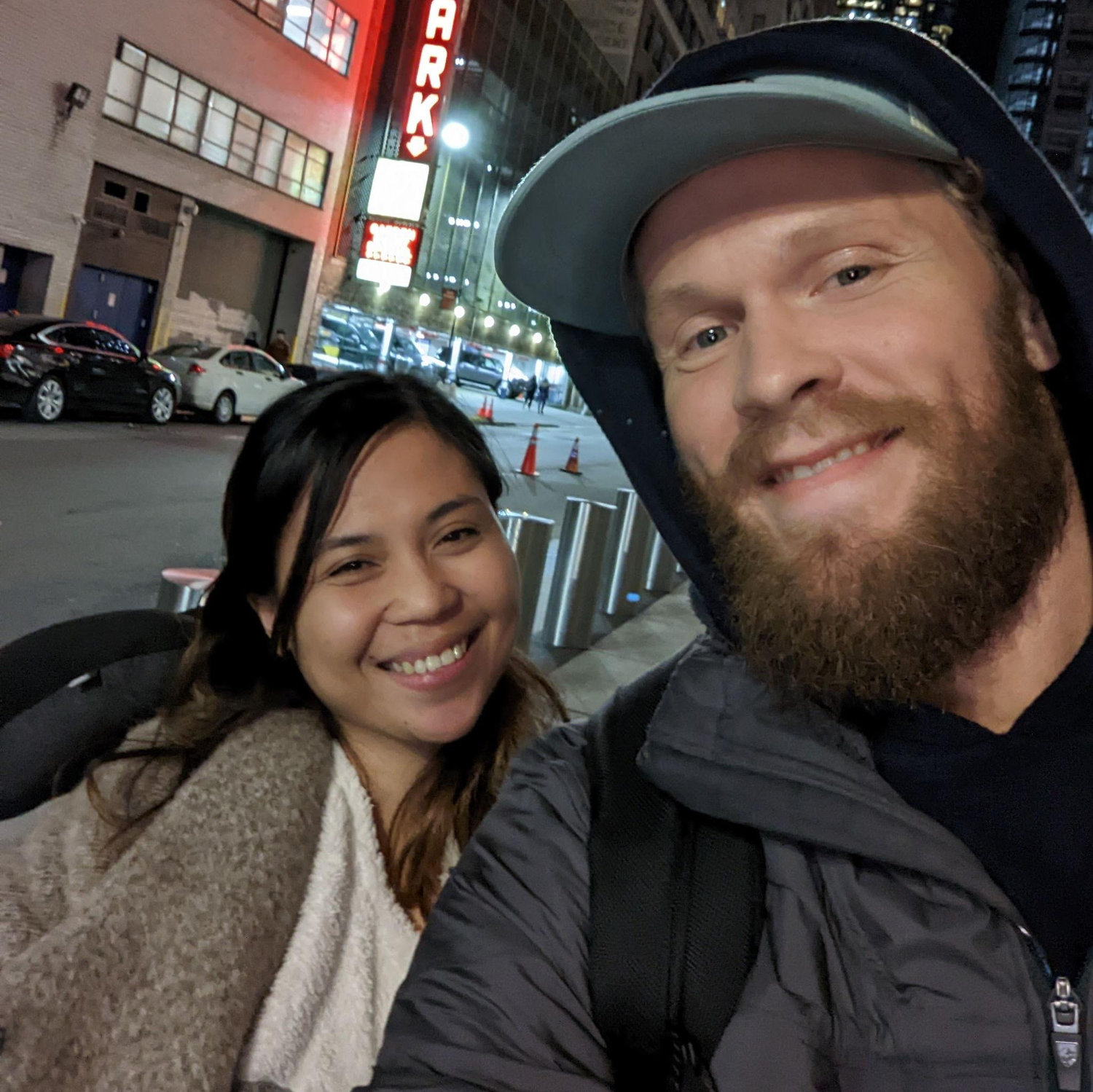 We just arrived in New York. It's Mason's first time to visit NYC. YaaaaaY!