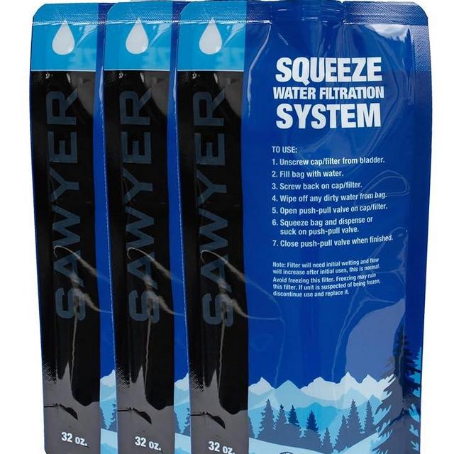 Sawyer Products Squeezable Pouches for Squeeze Water Filtration System