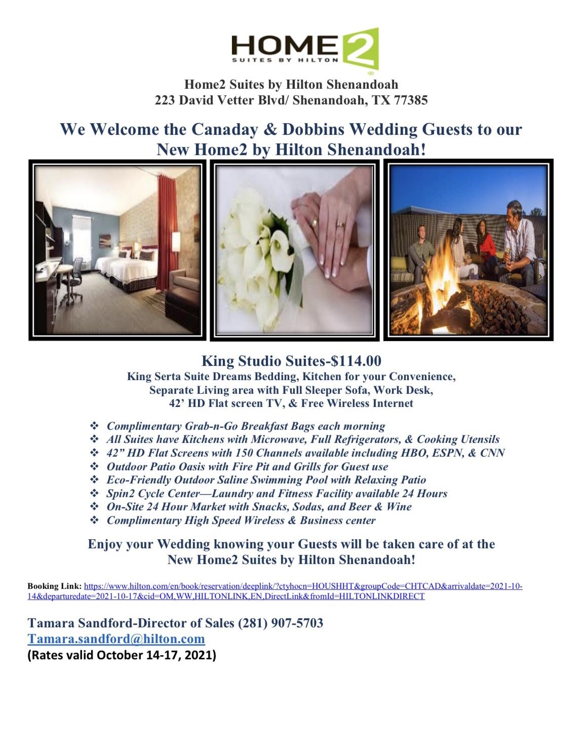 The Wedding Website of April Canady and Travis Dobbins