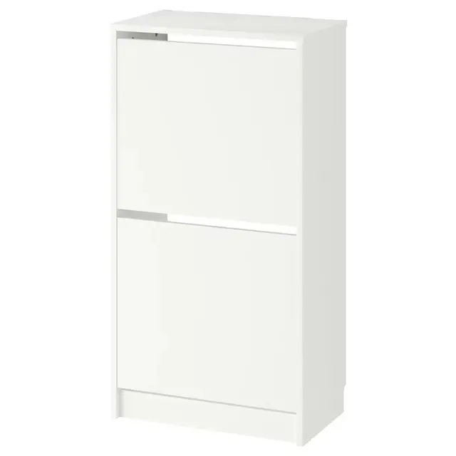 BISSAShoe cabinet with 2 compartments, white19 1/4x36 5/8 "