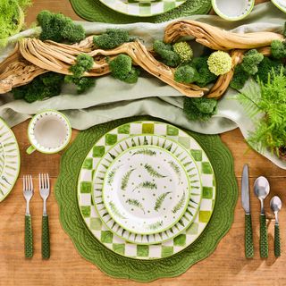 Fern Forest Stoneware Salad Plate
