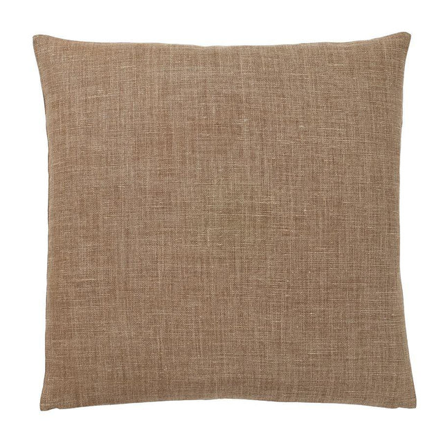 Belgian Linen Pillow Cover, 24", Bronze